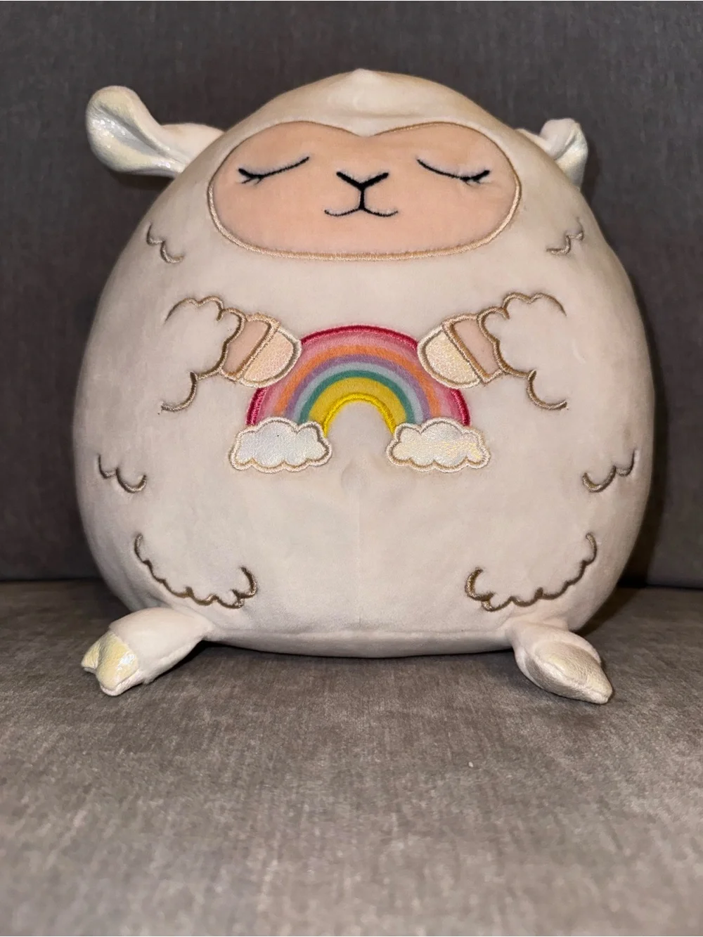 Rare Squishmallows Blossom White Lamb